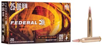 Fusion Rifle, 25-06 Rem, 120 Grain, Fusion Soft Point, 2980 fps