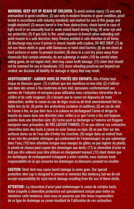 Ultra Steel, 12 Gauge, 2 and 4 Shot, 3 in, 1 1/4 oz, 1450 fps