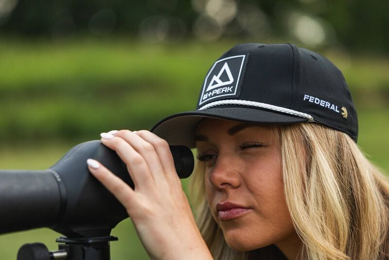 Federal 6.5 +Peak Rope Hat, Black, One Size Fits Most