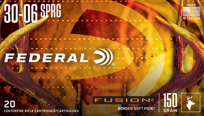 Fusion Rifle, 30-06 Springfield, 150 Grain, Fusion Soft Point, 2900 fps