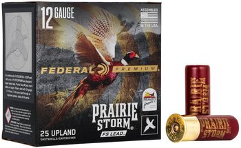 Prairie Storm FS Lead, 12 Gauge, 4 Shot, 2-3/4 in, 1 1/4 oz, 1330 fps