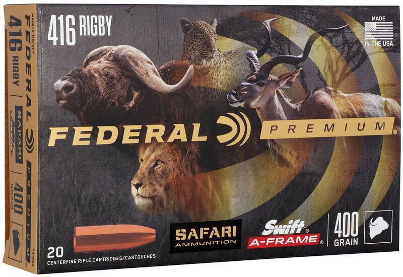 Safari Swift A-Frame, 416 Rigby, 400 Grain, Swift A-Frame, 2350 fps