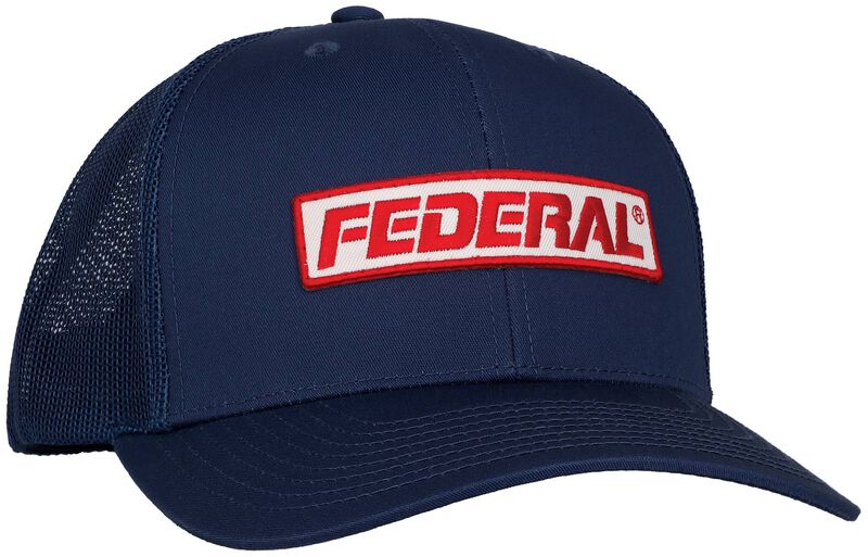 Federal Logo Patch Hat, Blue, One Size Fits Most