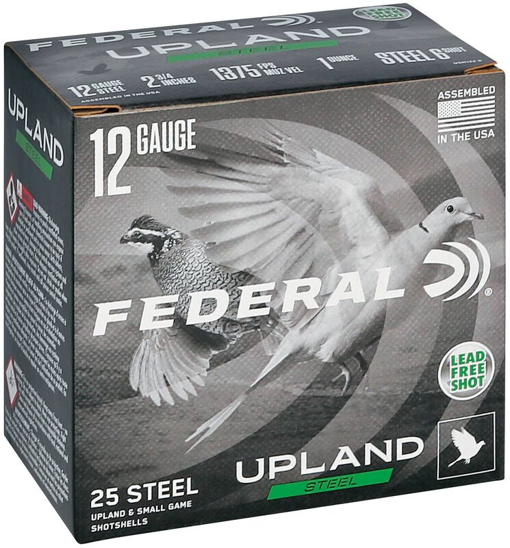 Upland Steel, 12 Gauge, 6 Shot, 2-3/4 in, 1 oz, 1375 fps