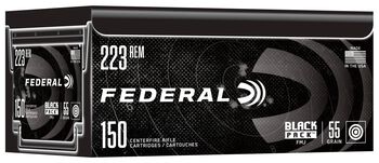 Black Pack Rifle, 223 Rem, 55 Grain, Full Metal Jacket, 3240 fps