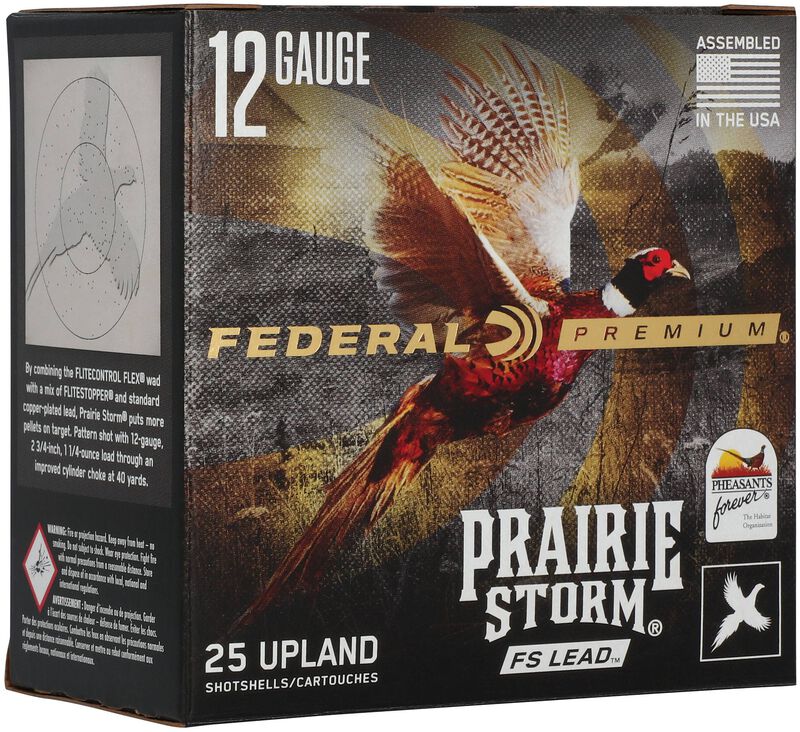 Prairie Storm FS Lead, 12 Gauge, 5 Shot, 2-3/4 in, 1 1/4 oz, 1500 fps