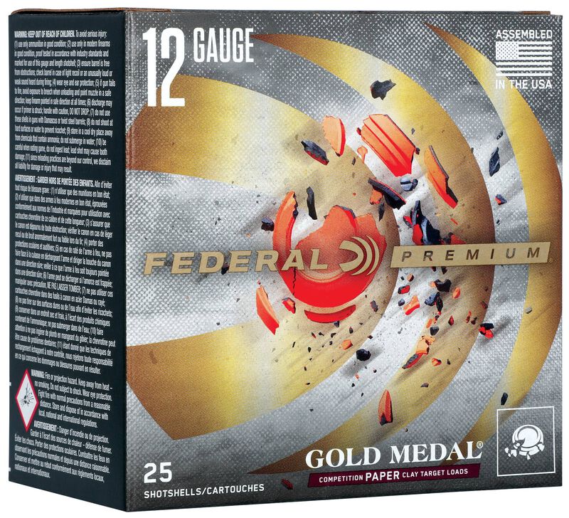 Gold Medal Paper, 12 Gauge, 7.5 Shot, 2-3/4 in, 1 1/8 oz, 1235 fps