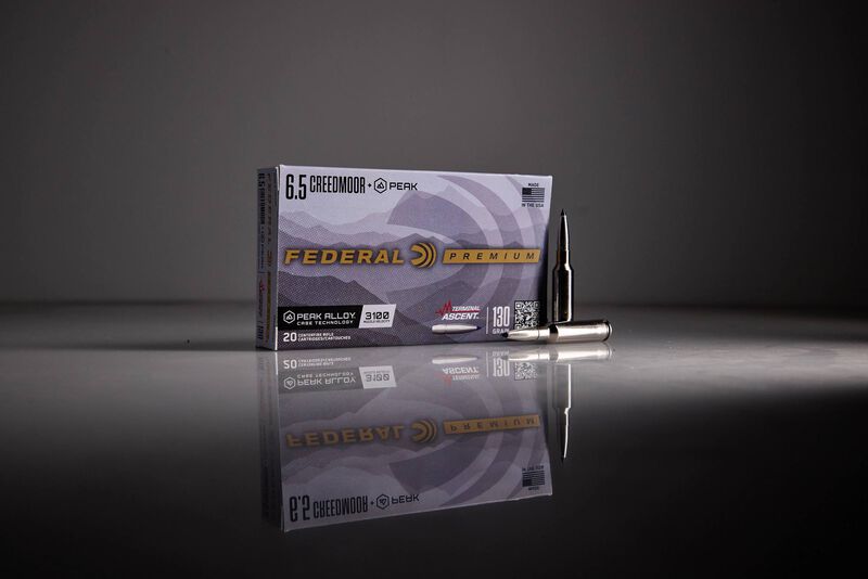 Terminal Ascent, 6.5 Creedmoor +Peak, 130 Grain, Terminal Ascent, 3100 fps