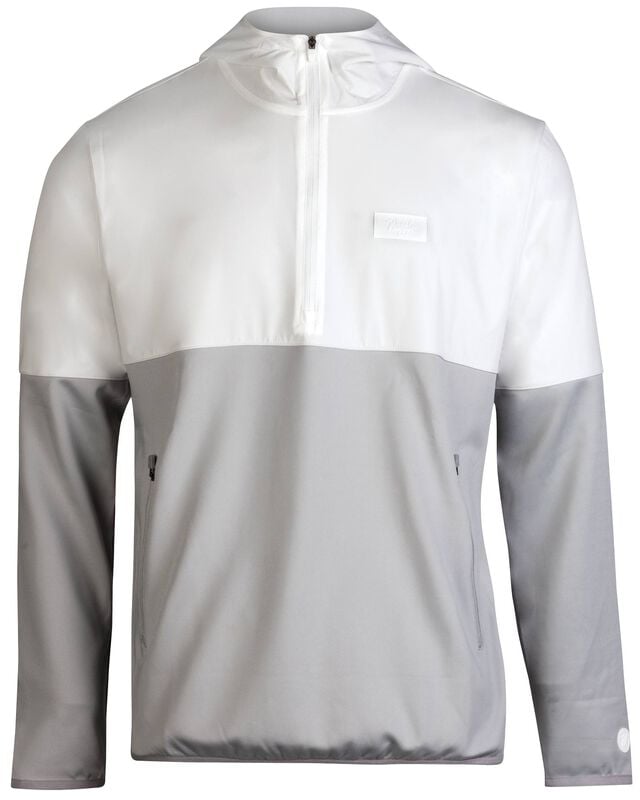 Federal/Waggle 1/2 Zip Hoodie Gray