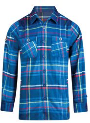 Federal/Waggle Flannel Shirt Navy
