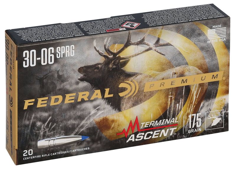 Terminal Ascent, 30-06 Springfield, 175 Grain, Terminal Ascent, 2730 fps