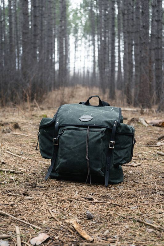 Federal/Duluth Pack Rambler Pack, Olive, Unframed Canvas