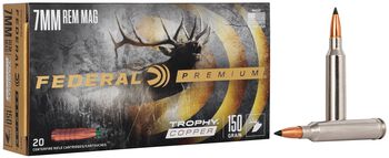 Trophy Copper, 7mm Rem Mag, 150 Grain, Trophy Copper, 3025 fps