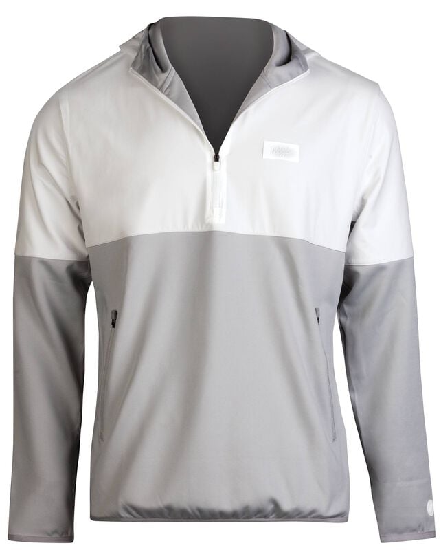 Federal/Waggle 1/2 Zip Hoodie Gray