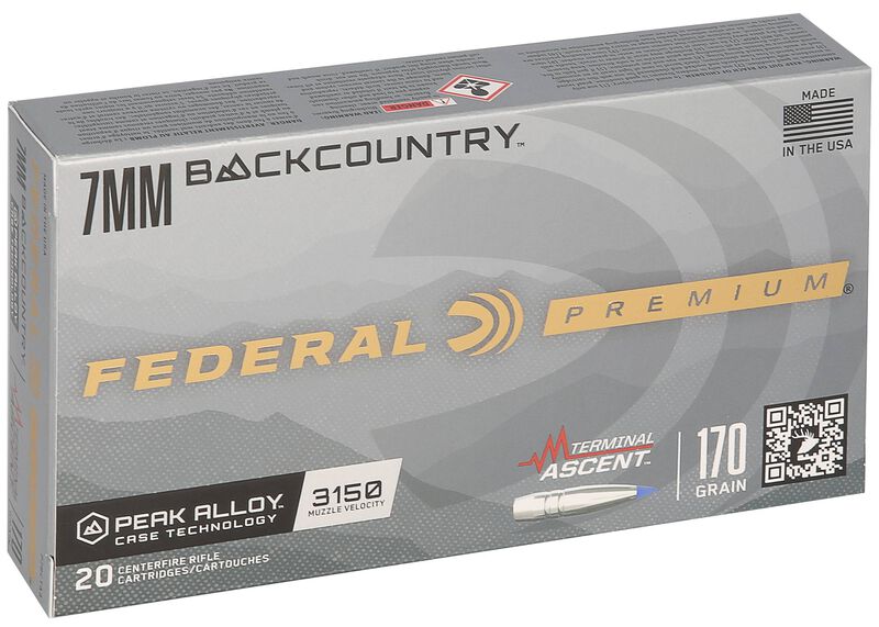 Terminal Ascent, 7mm Backcountry, 170 Grain, Terminal Ascent, 3150 fps