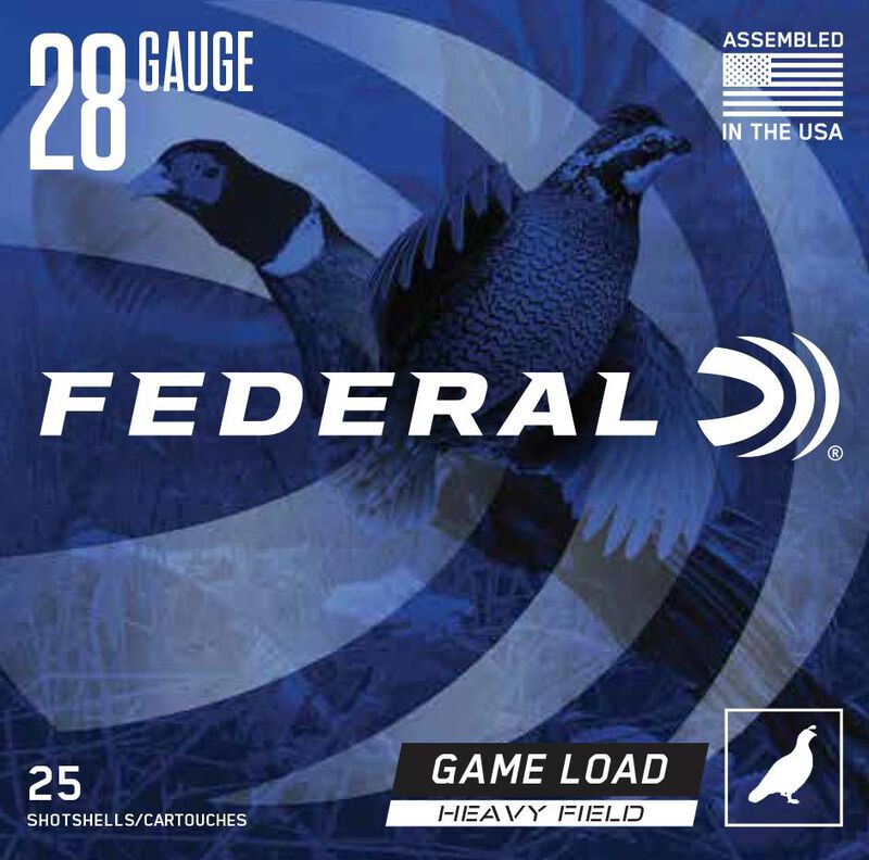 Game Load Upland Hi-Brass, 28 Gauge, 6 Shot, 2-3/4 in, 1 oz, 1220 fps