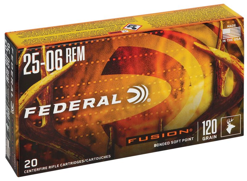 Fusion Rifle, 25-06 Rem, 120 Grain, Fusion Soft Point, 2980 fps