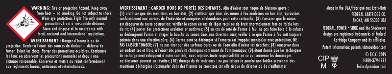 Power-Shok Rifle, 6.5x55 Swedish, 140 Grain, Jacketed Soft Point, 2650 fps