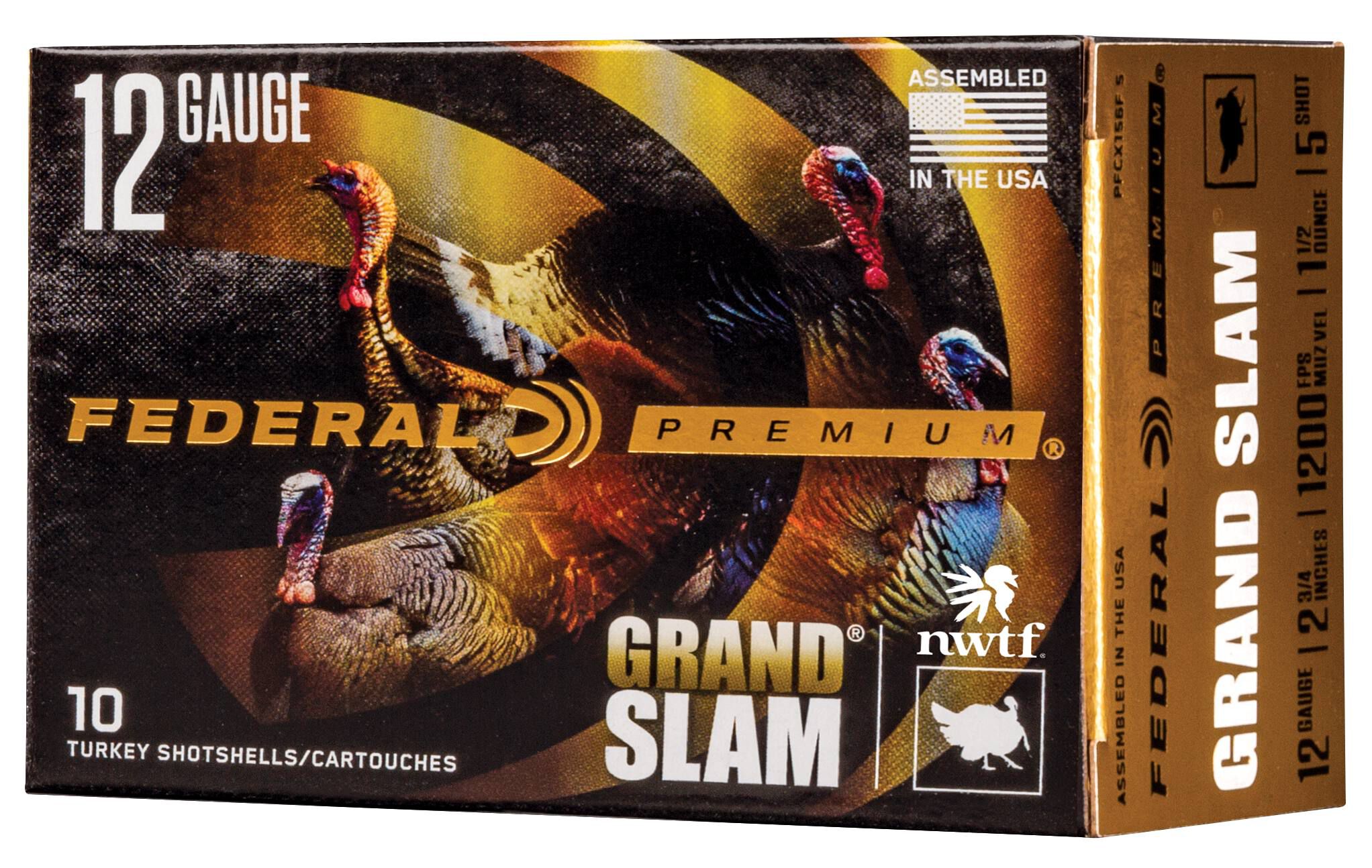Federal 12 ga 1-1/2oz #5 Grand Slam – Powerful 12 Gauge Turkey Loads, 1200 fps, 10 Rounds - Image 3