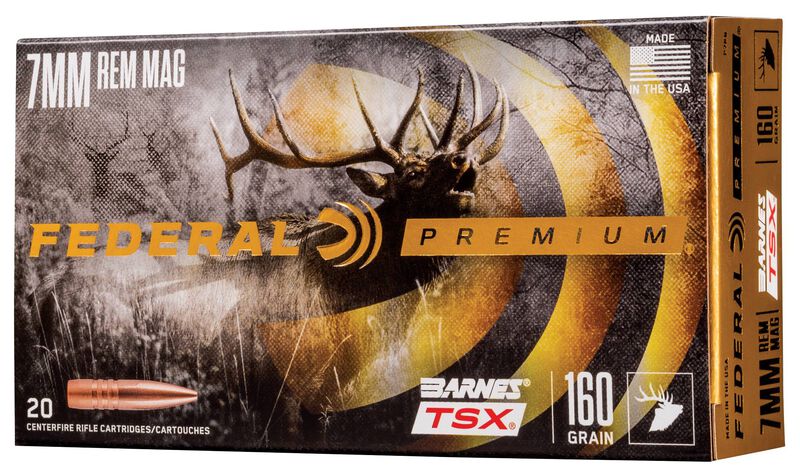 Barnes TSX, 7mm Rem Mag, 160 Grain, Barnes Triple-Shock X Bullet (TSX), 2940 fps