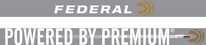 Federal Barrel Decal Combo pack, 1.5 inch x 8 inch, 2 Count