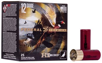 HI-BIRD, 12 Gauge, 5 Shot, 2-3/4 in, 1 1/4 oz, 1330 fps