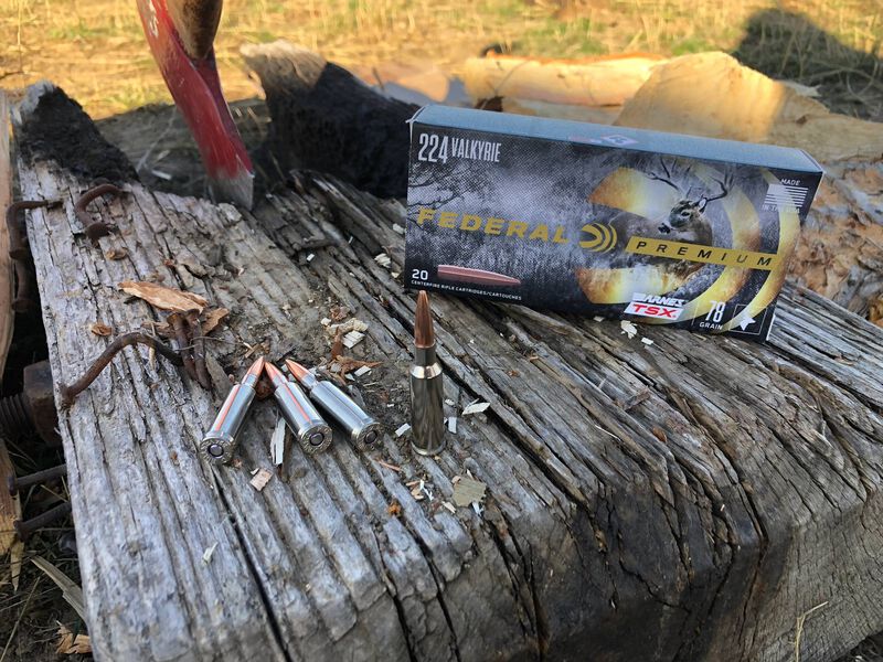 Barnes TSX, 224 Valkyrie, 78 Grain, Barnes Triple-Shock X Bullet (TSX), 2850 fps