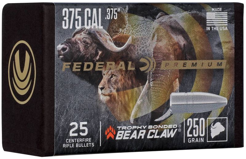 Trophy Bonded Bear Claw Component Bullet, .375, 250 Grain