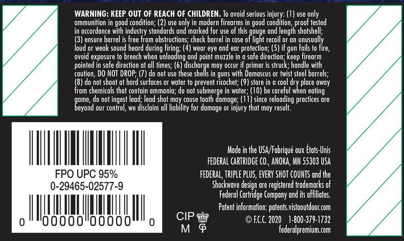 Game Load Upland, 12 Gauge, 7.5 Shot, 2-3/4 in, 1 oz, 1290 fps