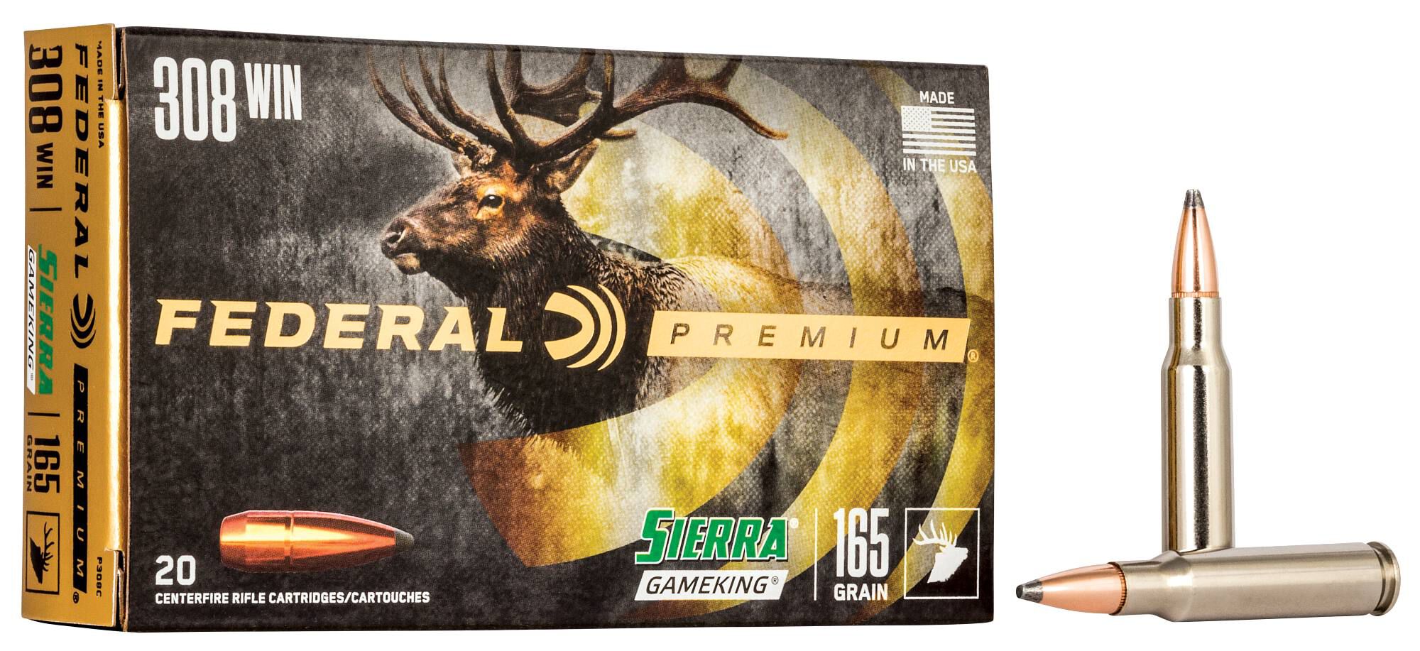 特価 Buy Sierra GameKing Boat-Tail SP 308 Win Ammo 165 | P308C ジャケット・アウター