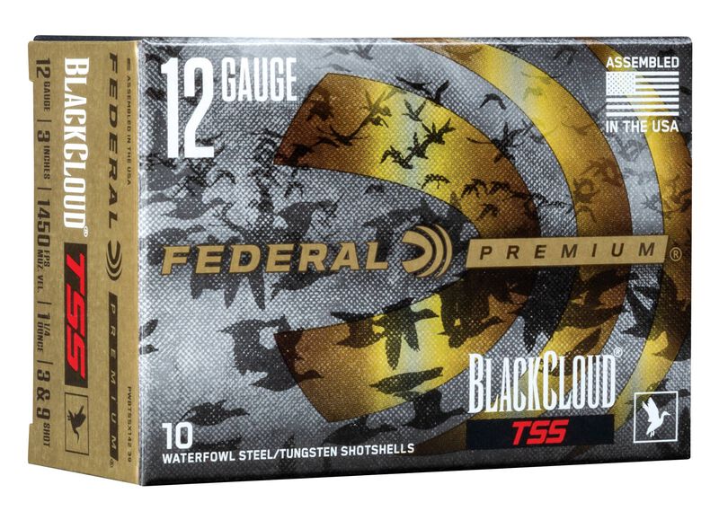 Black Cloud TSS, 12 Gauge, 3 and 9 Shot, 3 in, 1 1/4 oz, 1450 fps