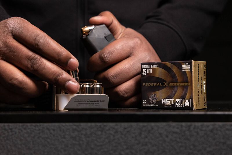 Personal Defense HST, 45 Auto, 230 Grain, HST Jacketed Hollow Point, 890 fps