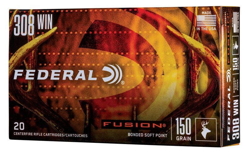 Fusion Rifle, 308 Win, 150 Grain, Fusion Soft Point, 2820 fps