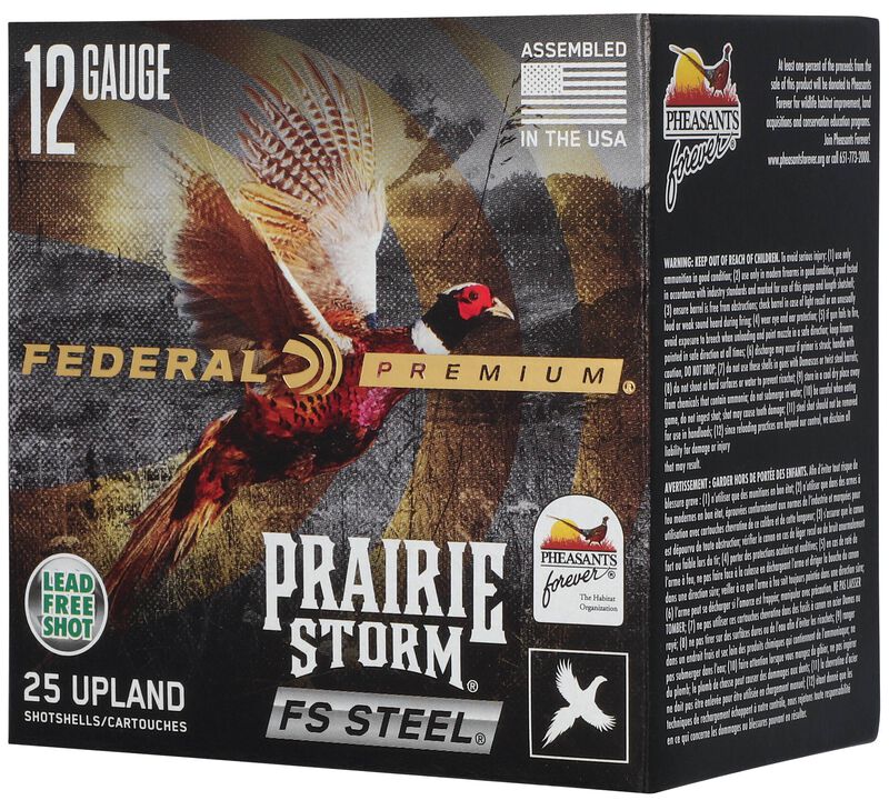 Prairie Storm FS Steel, 12 Gauge, 3 Shot, 3 in, 1 1/8 oz, 1600 fps