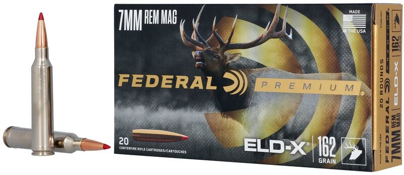ELD-X, 7mm Rem Mag, 162 Grain, ELD-X, 2940 fps