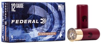 Power-Shok Buckshot, 12 Gauge, 00 Buck Shot, 2-3/4 in, 1325 fps