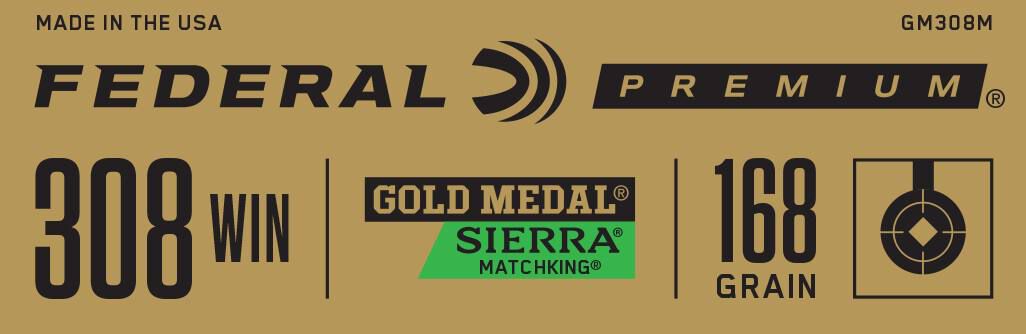 FEDERAL SPECIAL 88 空弾薬　金色 Buy Gold Medal Sierra MatchKing 308 Win Ammo | 168 Grain