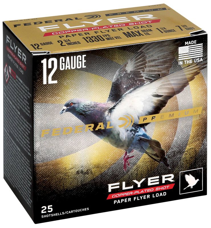 Paper Flyer, 12 Gauge, 7.5 Shot, 2-3/4 in, 1 1/4 oz, 1330 fps