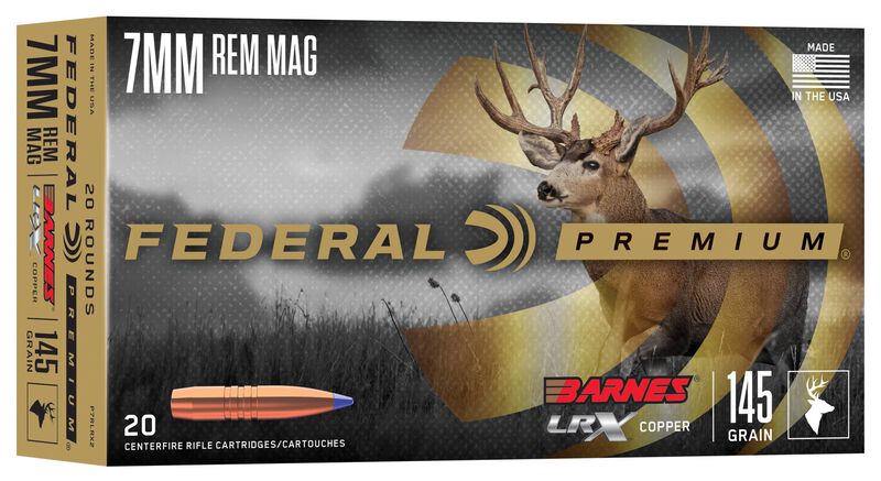 Barnes LRX, 7mm Rem Mag, 145 Grain, Barnes LRX, 3125 fps