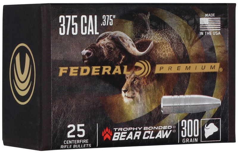 Trophy Bonded Bear Claw Component Bullet, .375, 300 Grain