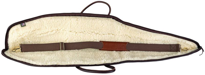 Federal/Duluth Pack Bison Leather Rifle Case, Brown, 52 inch x 10 inch x 3 inch