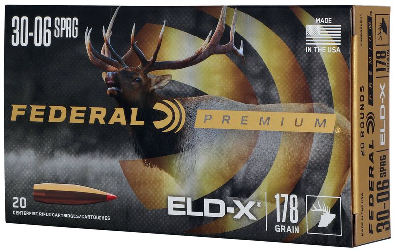 ELD-X, 30-06 Springfield, 178 Grain, ELD-X, 2750 fps