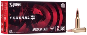 American Eagle Rifle, 224 Valkyrie, 75 Grain, Full Metal Jacket, 3000 fps
