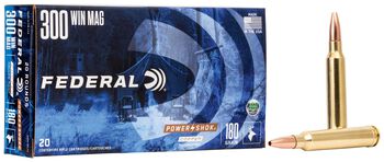 Power-Shok Copper Rifle, 300 Win Mag, 180 Grain, Copper HP, 2850 fps