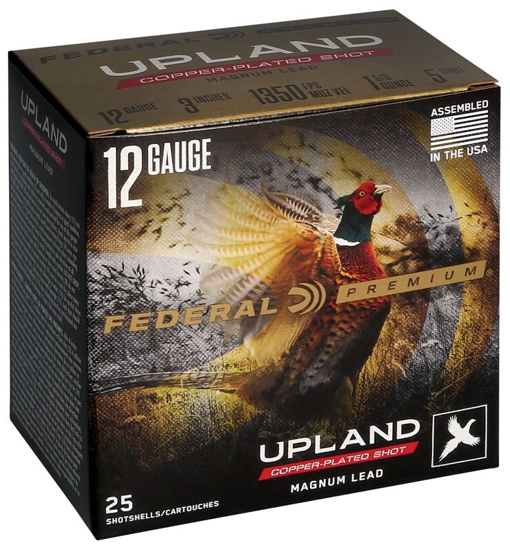 Upland High Velocity, 12 Gauge, 5 Shot, 3 in, 1 5/8 oz, 1350 fps