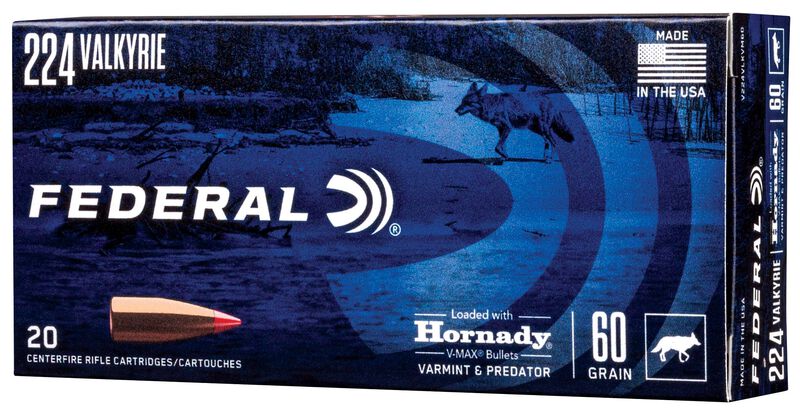 Varmint &amp; Predator, 224 Valkyrie, 60 Grain, Hornady&reg; V-Max&reg;, 3300 fps