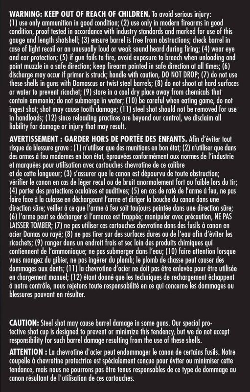 Speed-Shok, 12 Gauge, 2 Shot, 3 in, 1 1/8 oz, 1550 fps