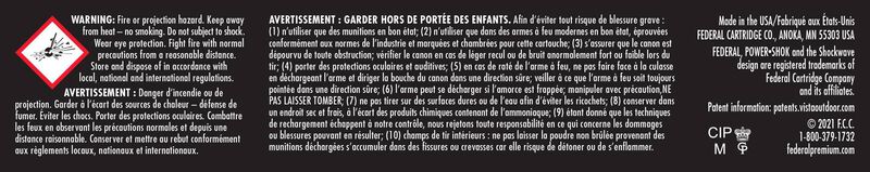 Power-Shok Rifle, 45-70 Government, 300 Grain, Jacketed Soft Point, 1850 fps