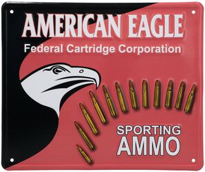 American Eagle Tin Sign
