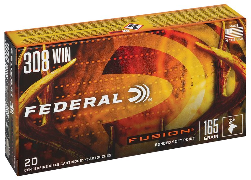 Fusion Rifle, 308 Win, 165 Grain, Fusion Soft Point, 2700 fps